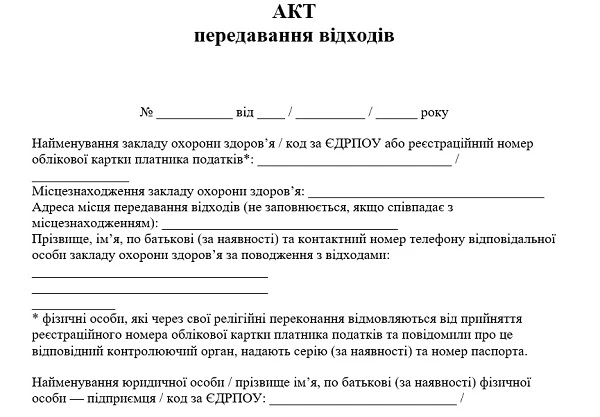 Акт утилізації продуктів харчування: як оформити